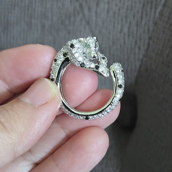 Cote d'Argent Circular Silver🤍 Cheetah Earrings - NWT - Picture 3 of 16